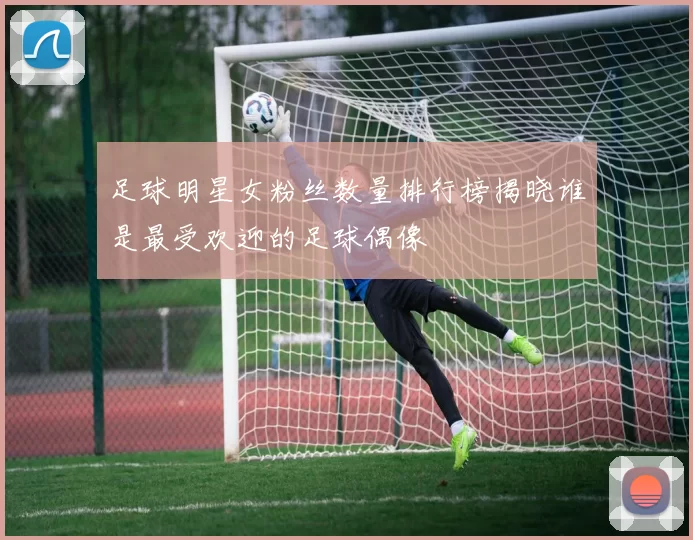 足球明星女粉丝数量排行榜揭晓谁是最受欢迎的足球偶像