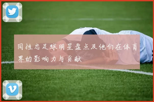 同性恋足球明星盘点及他们在体育界的影响力与贡献